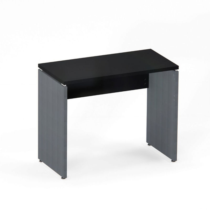 Mesa Auxiliar Pé Painel P25 Pandin 90 Cm Preto e Grafito