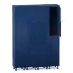 Roupeiro de Aço 4 Vãos 8 Portas Com Pitão Pandin 1