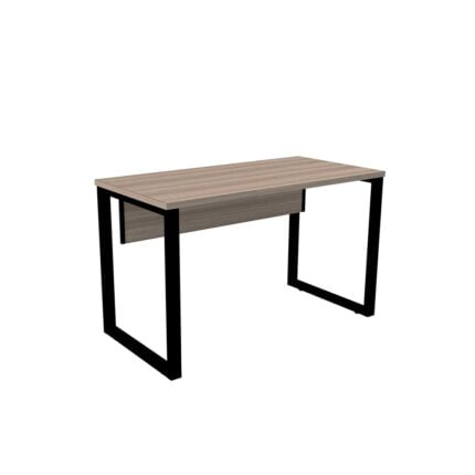 Mesa Auxiliar Tubular P25 Pandin 90 Cm Noce Naturale e Preto