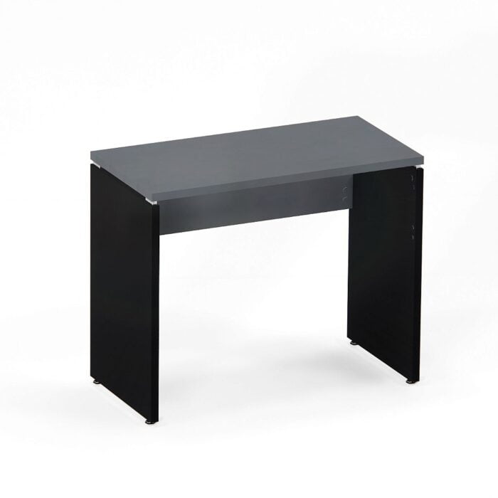 Mesa Auxiliar Pé Painel P25 Pandin 90 Cm Grafito e Preto