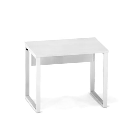 Mesa Auxiliar Tubular P25 Pandin 90 Cm Branco