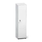 Torre Nicho De Madeira Com Porta P25 Pandin 160 Cm Branco e Cinza