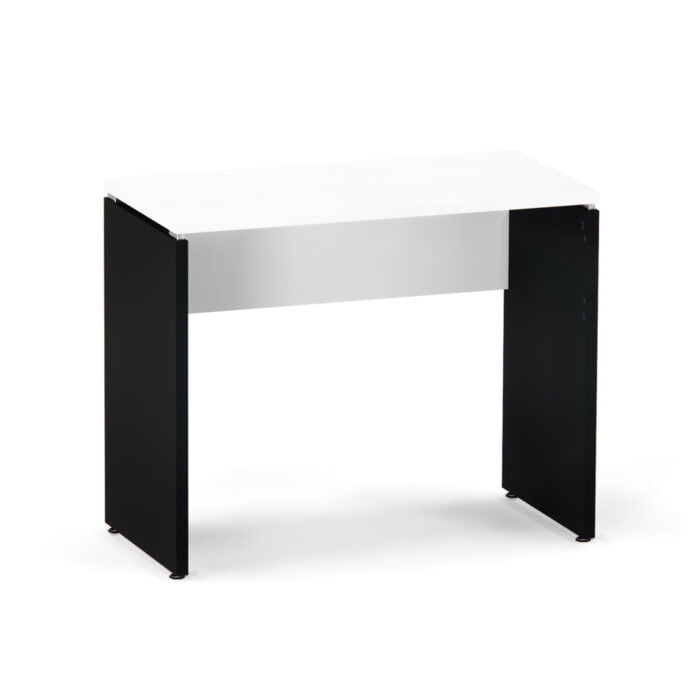 Mesa Auxiliar Pé Painel P25 Pandin 90 Cm Branco e Preto