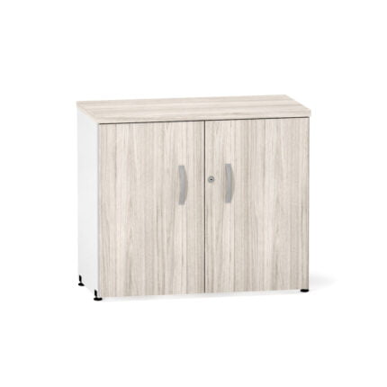 Armario Baixo 02 Portas P25 Pandin 70 Cm Casablanca e Branco