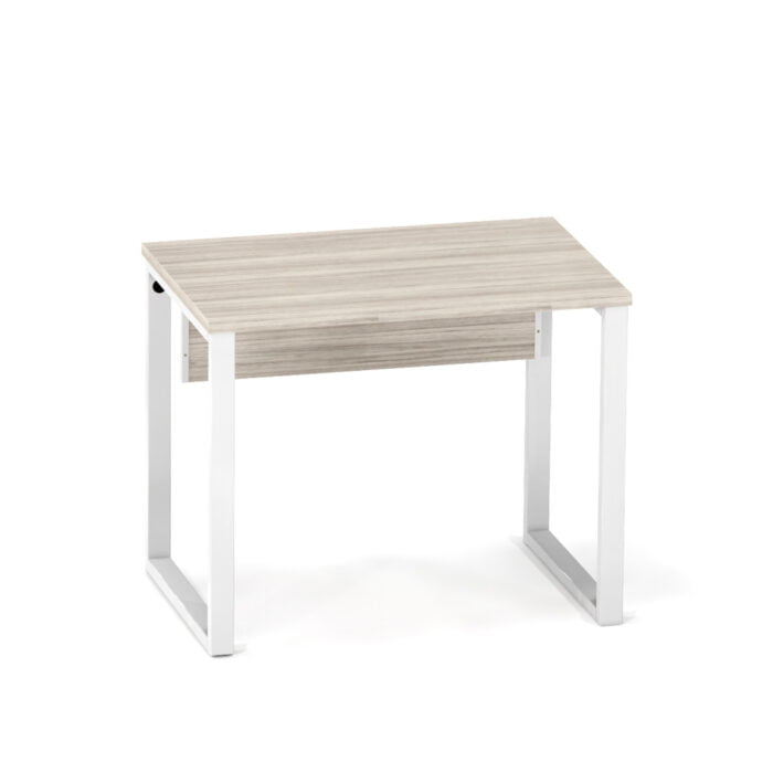 Mesa Auxiliar Tubular P25 Pandin 90 Cm Casablanca e Branco