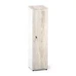 Torre Nicho De Madeira Com Porta P25 Pandin 160 Cm Casablanca e Branco