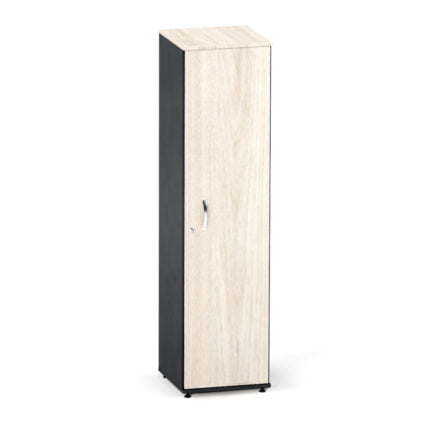 Torre Nicho De Madeira Com Porta P25 Pandin 160 Cm Casablanca e Grafito