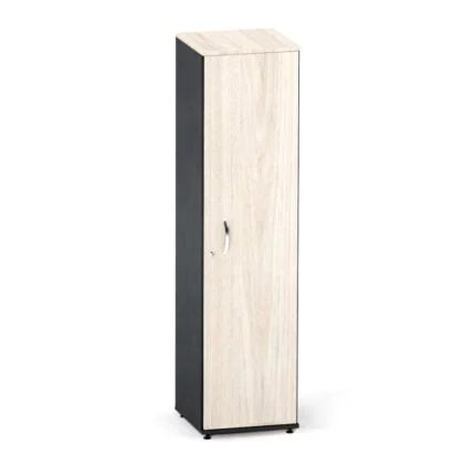 Torre Nicho De Madeira Com Porta P25 Pandin 160 Cm Casablanca e Grafito
