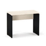 Mesa Auxiliar Pé Painel P25 Pandin 90 Cm Casablanca e Preto