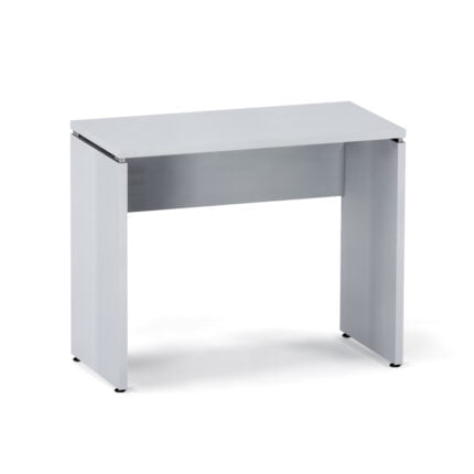 Mesa Auxiliar Pé Painel P25 Pandin 90 Cm Cinza Cristal