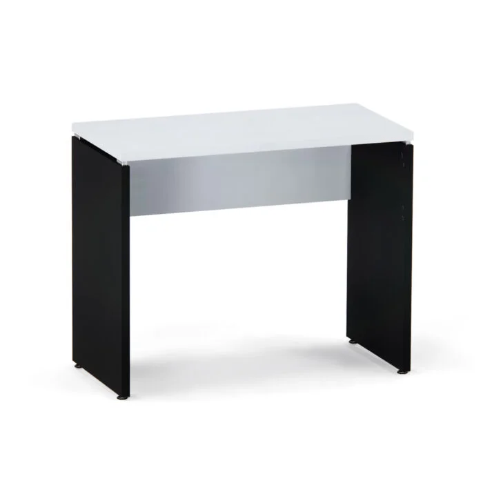 Mesa Auxiliar Pé Painel P25 Pandin 90 Cm Cinza e Preto