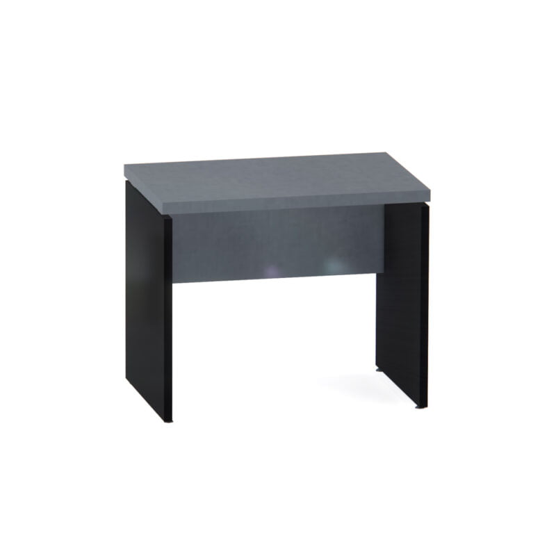 Mesa Auxiliar PE 40 Pandin 90 Cm Grafito e Preto