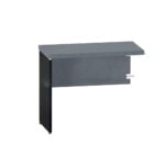 Mesa Complemento PE 40 Pandin 90 Cm Grafito e Preto