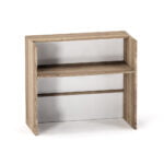 Balcao de Atendimento P25 Pandin 125 CM Noce Naturale e Branco - Imagem 2