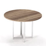 Mesa de Reunião Redonda Tubular P25 Pandin 1