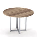 Mesa de Reunião Redonda Tubular P25 Pandin 1