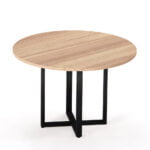 Mesa de Reunião Redonda Tubular P25 Pandin 1