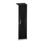 Torre Nicho De Madeira Com Porta P25 Pandin 160 Cm Preto e Branco