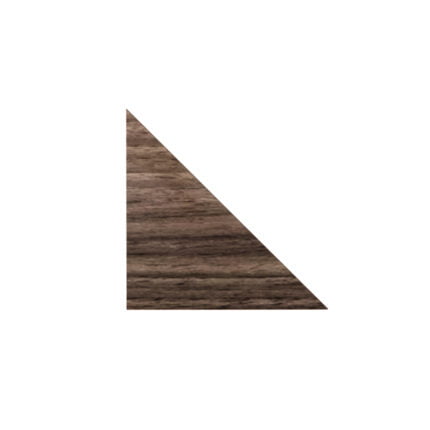 Conexão Triangular Para Mesas Tubulares P25 Pandin Walnut