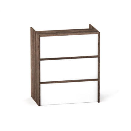 Balcao de Atendimento P25 Pandin 95 Cm Walnut e Branco