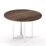 Mesa de Reunião Redonda Tubular P25 Pandin 1