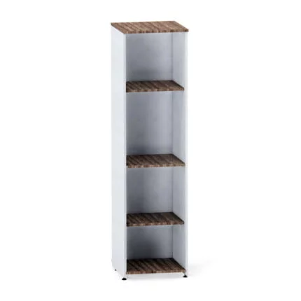 Torre Nicho De Madeira Sem Porta P25 Pandin 160 Cm Walnut e Cinza