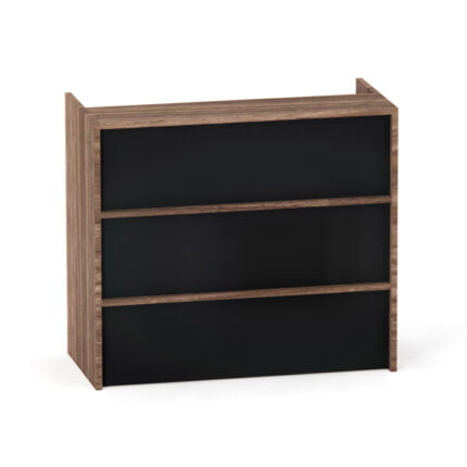 Balcao de Atendimento P25 Pandin 125 Cm Walnut e Preto