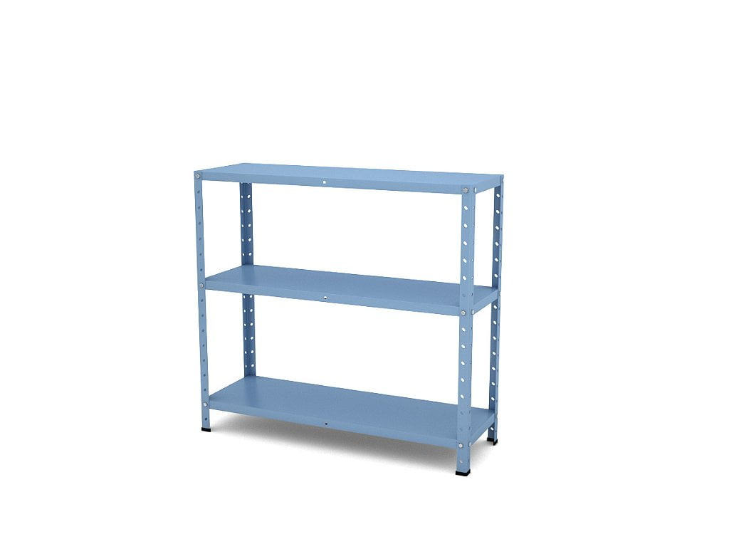 Estante de Aço Multiuso Baixa Pandin 90 Cm Azul Dali