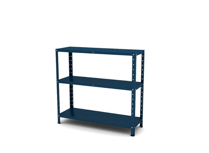 Estante de Aço Multiuso Baixa Pandin 90 Cm Azul Del Rey