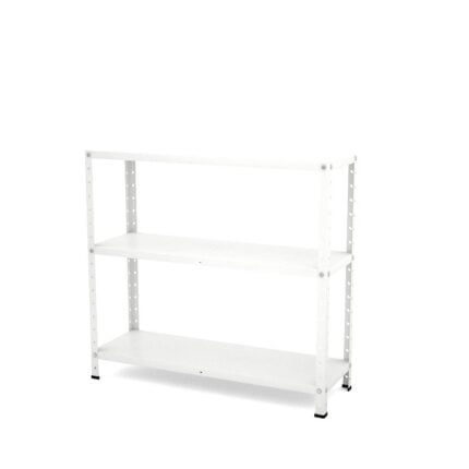 Estante de Aço Multiuso Baixa Pandin 90 Cm Branco