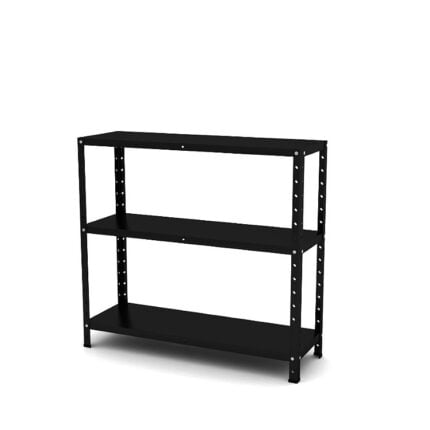 Estante de Aço Multiuso Baixa Pandin 90 Cm Preto