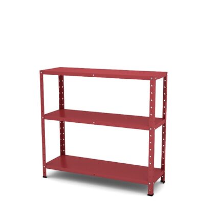 Estante de Aço Multiuso Baixa Pandin 90 Cm Vermelho