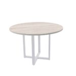 Mesa de Reunião Redonda Tubular P25 Pandin 1