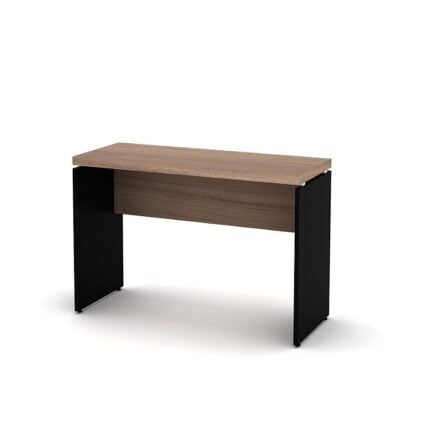 Mesa Auxiliar PE 40 Pandin 90 Cm Noce Naturale e Preto