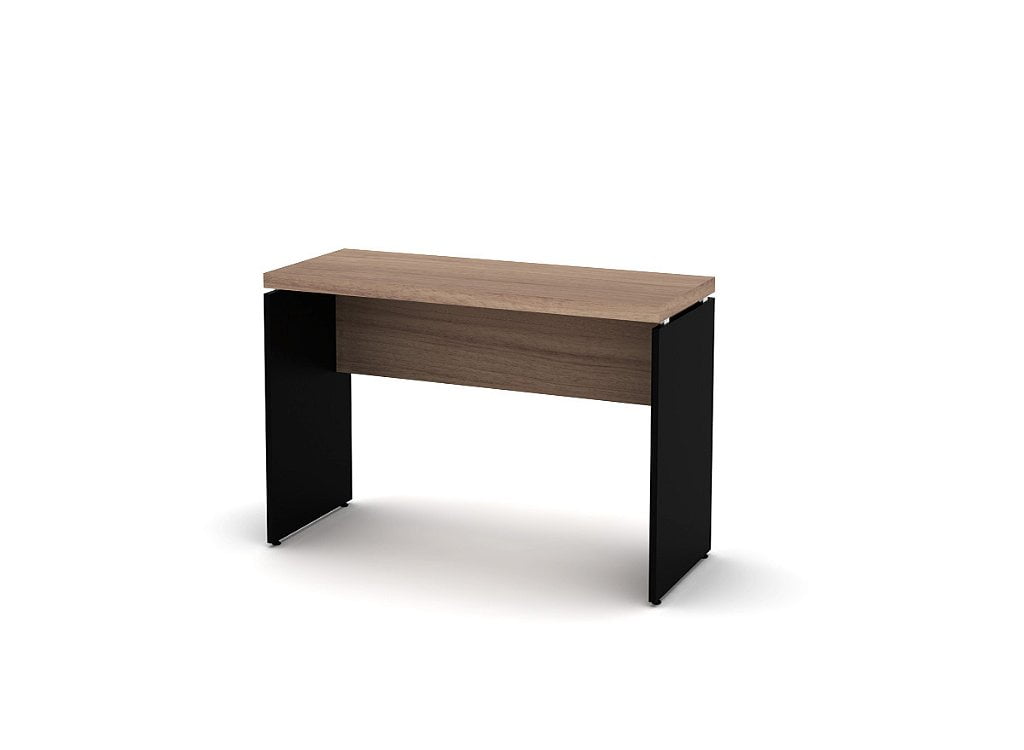 Mesa Auxiliar PE 40 Pandin 90 Cm Noce Naturale e Preto