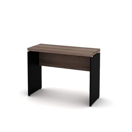 Mesa Auxiliar PE 40 Pandin 90 Cm Walnut e Preto