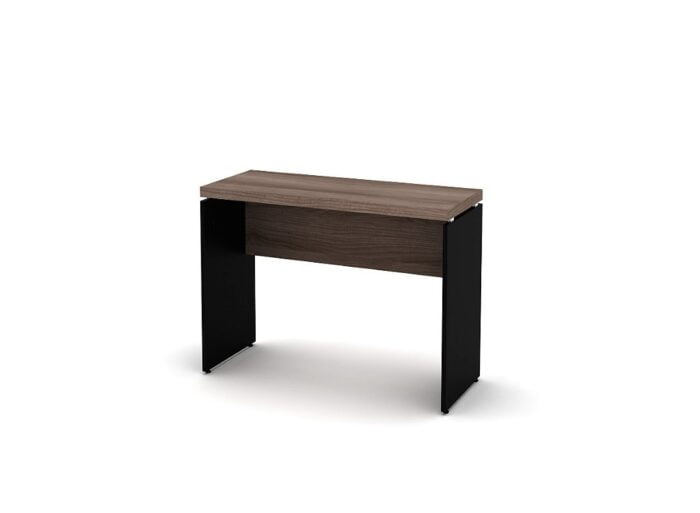 Mesa Auxiliar PE 40 Pandin 90 Cm Walnut e Preto