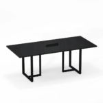 mesa de reuniao pandin preta