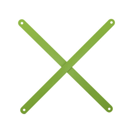 Reforço De Fundo em X Para Estantes Pandin 1150mm Verde Miró