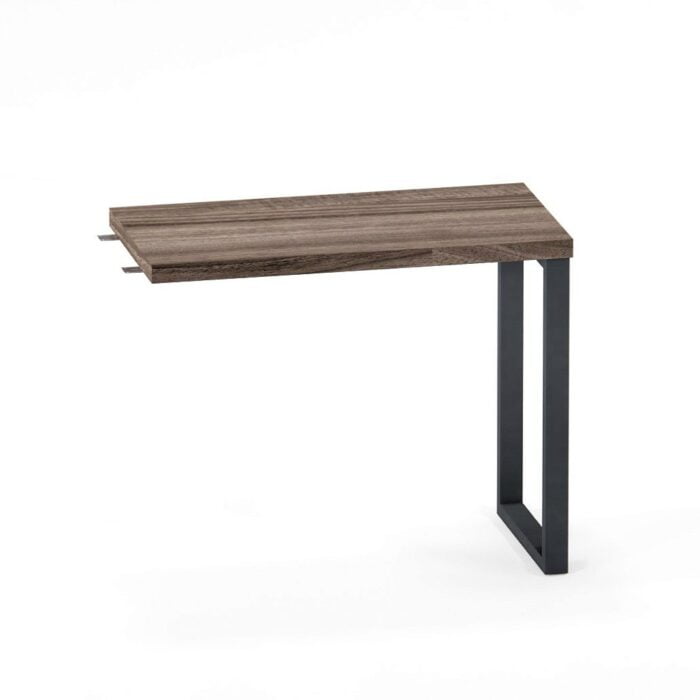 Mesa Complemento Tubolar PE 40 Pandin 90 Cm Walnut e Grafito