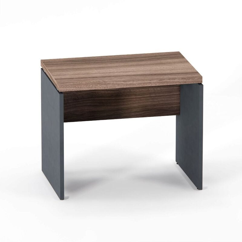 Mesa Auxiliar PE 40 Pandin 90 Cm Walnut e Grafito