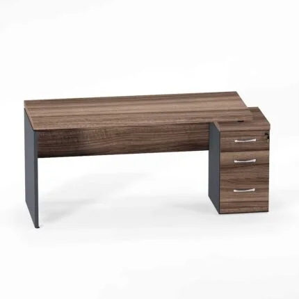 Mesa Gerência Com Pé Gaveteiro 03 Gavetas PE 40 Pandin 1