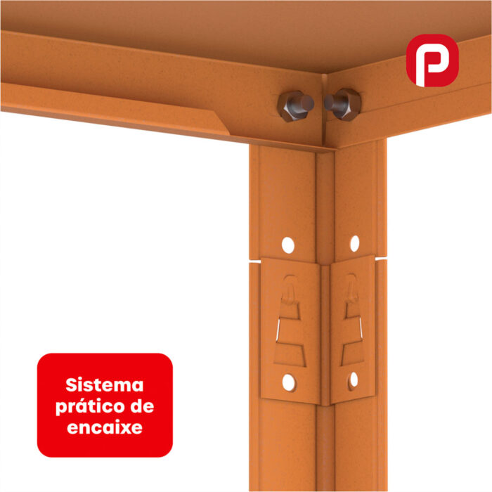 Martex Office | estante de aço com 5 prateleiras pandin