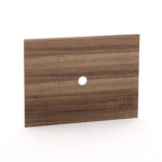 Painel Para TV PE40 Pandin Noce Naturale 90x90 Cm