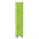 Armário Guarda Volume Locker Roupeiro 1 Vão 2 Portas Aço GRF501/2 Verde Miró - Pandin
