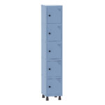 Roupeiro de Aço 1 vao 5 Portas Pandin | Martex Office