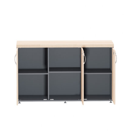 Armário Credenza 3 Portas PE40 Pandin Martex Office