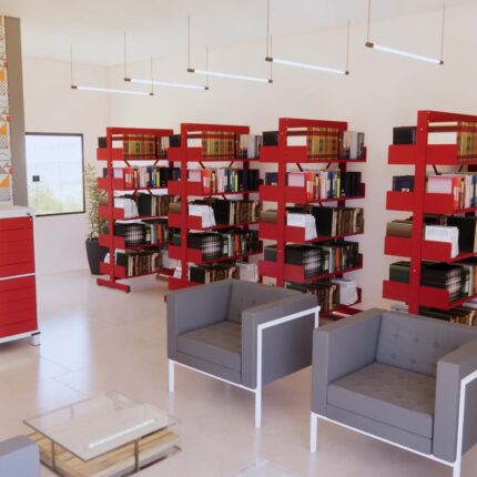 ESTANTE BIBLIOTECA PANDIN MARTEX OFFICE