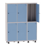 Roupeiro Insalubre 6 Portas Pandin Martex Office