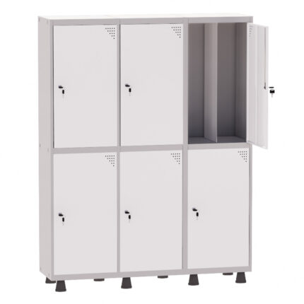 Roupeiro Insalubre 6 Portas Pandin Martex Office